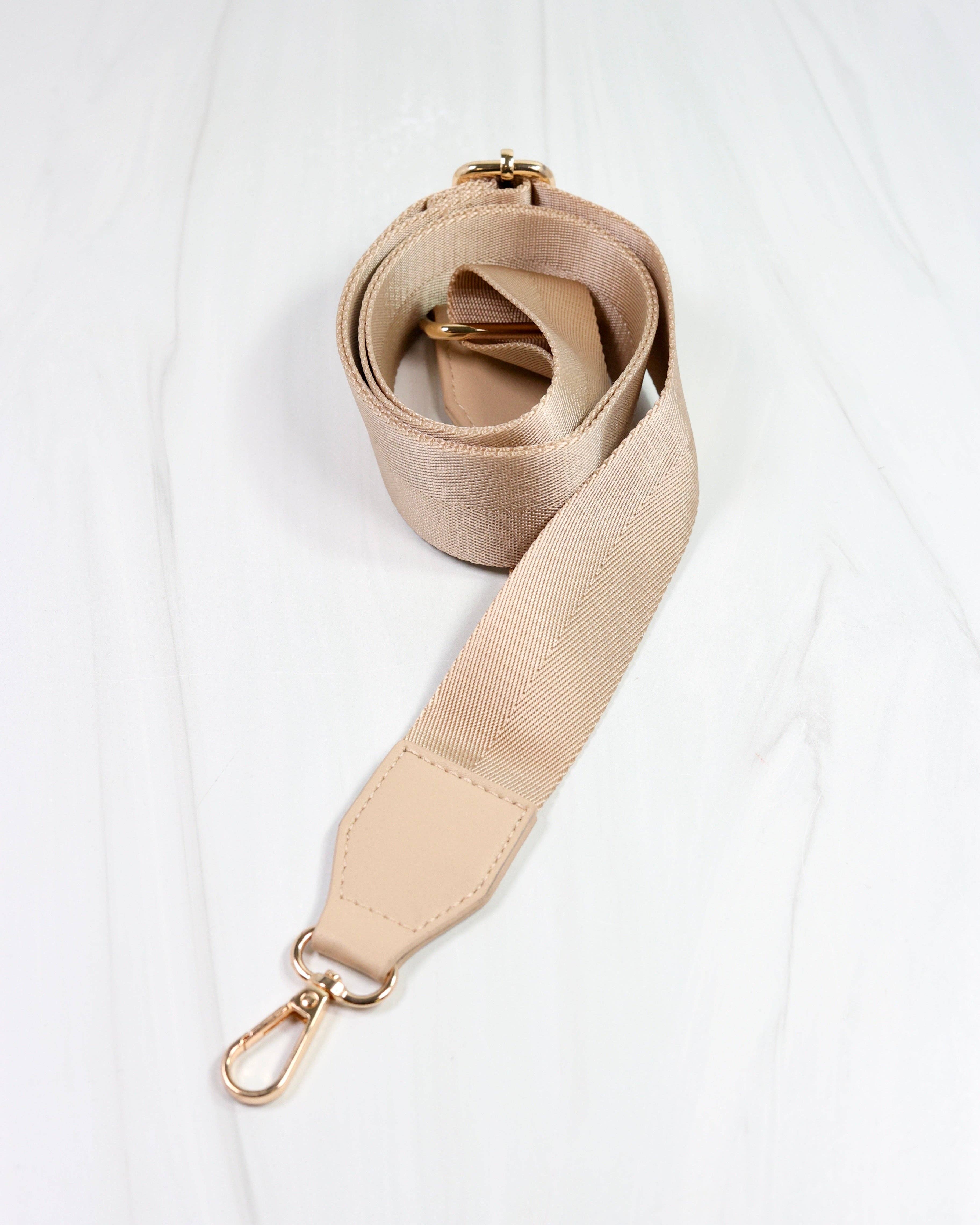 Caroline Hill - Wholesale Bag Strap - Women's - Natalia Nylon Strap NUDE0
