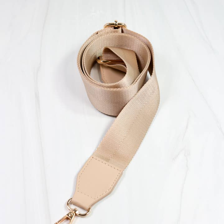 Caroline Hill - Wholesale Bag Strap - Women's - Natalia Nylon Strap NUDE0