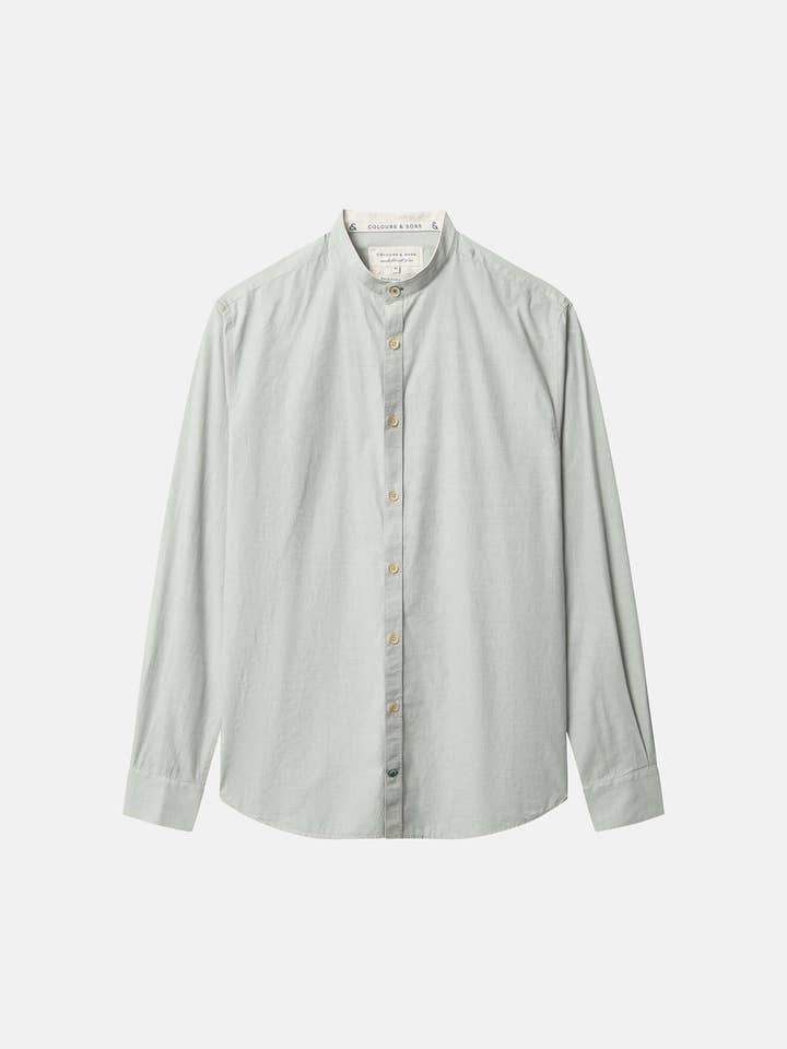 Långärmad skjorta - Pistachio för wholesale av COLOURS & SONS