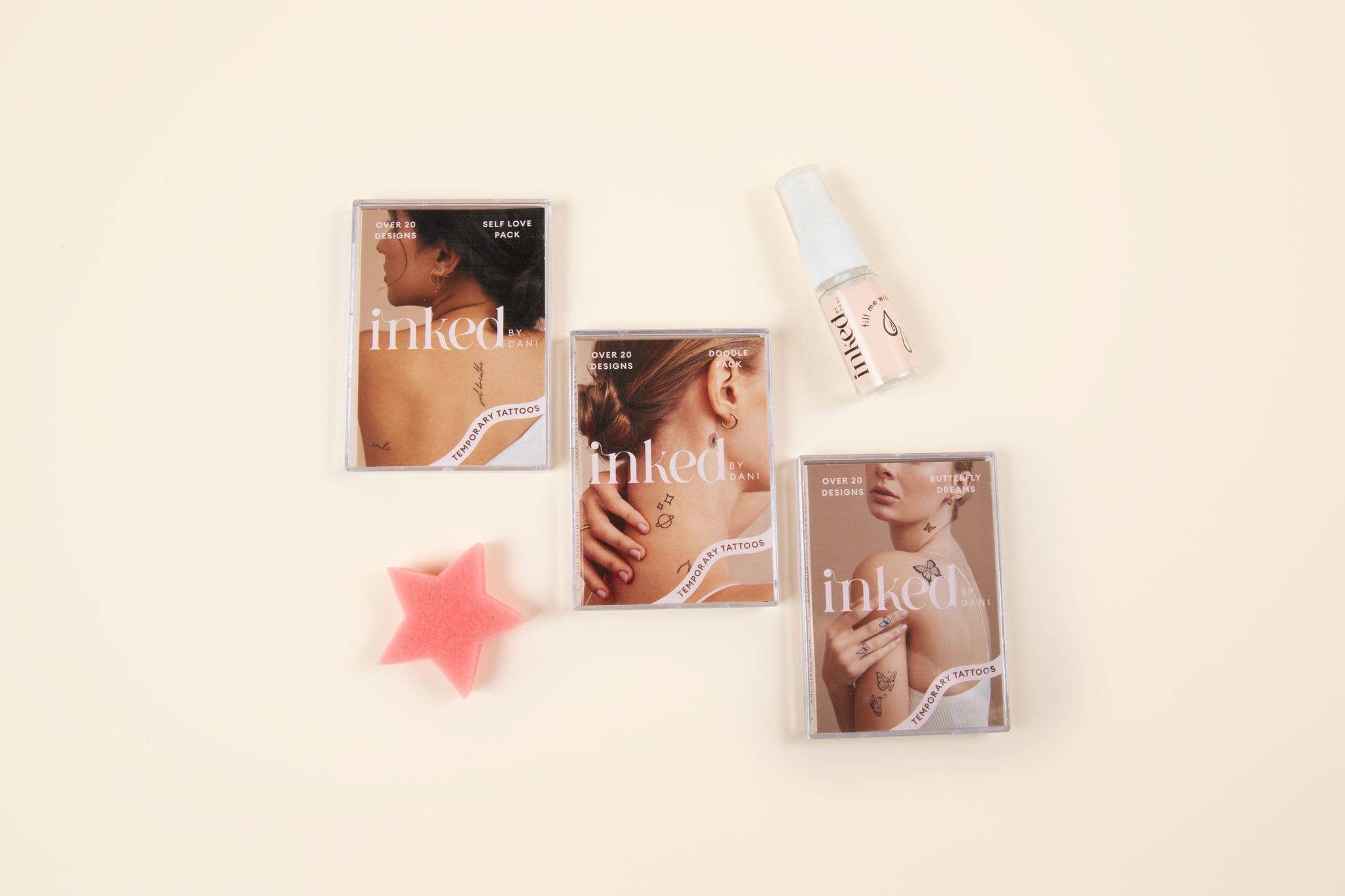 INKED by Dani - Wholesale Temporary Tattoo - Deluxe Temporary Tattoo Gift Set1