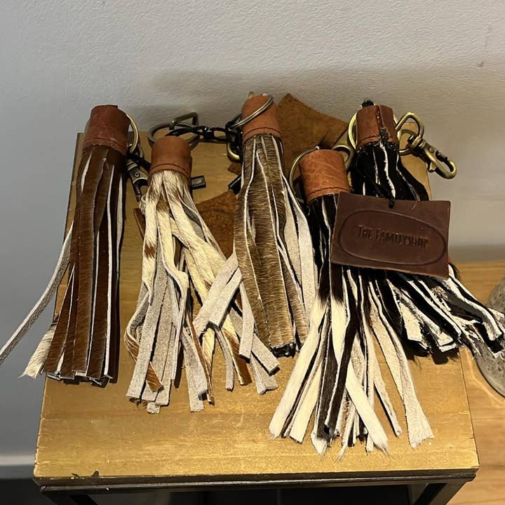 The Familyshop - Venta al por mayor Llavero - Mujer - Bolso o llavero de piel ibicenca