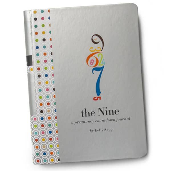 The Nine, un diario de cuenta regresiva para el embarazo | Libro de maternidad para venta al por mayor de Wry Baby