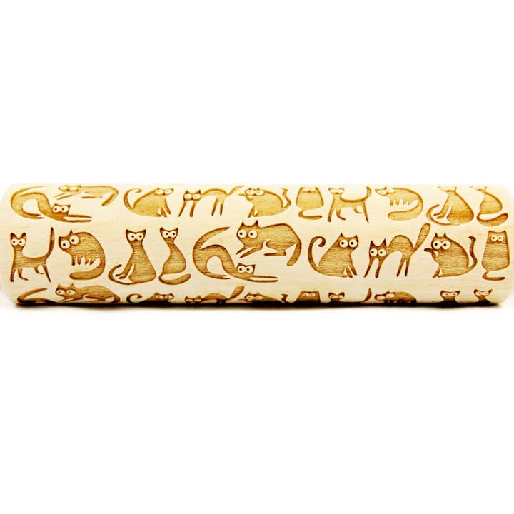 Crazy Cat Big Rolling Pin for wholesale by Folkroll