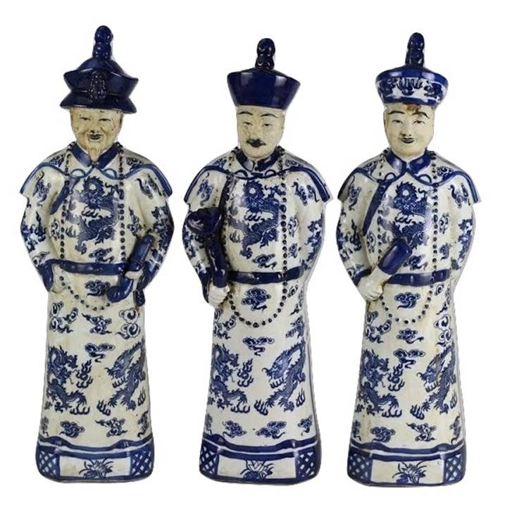 Trio of Standing Emperors for wholesale by The Enchanted Home