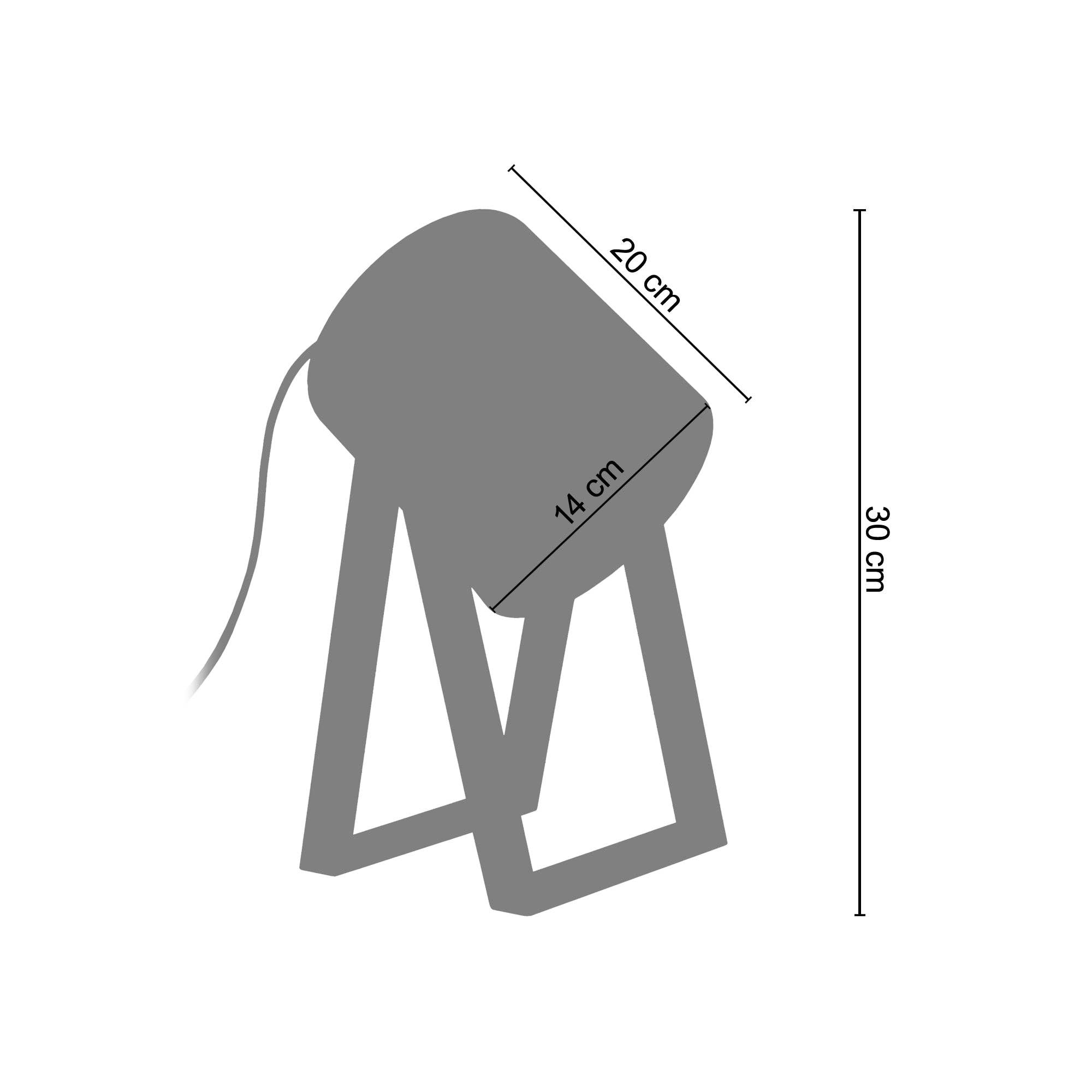 Tosel Shop – wholesale Accent/desk lamp – SPIELBERG - Black Wood Articulated Desk Lamp1