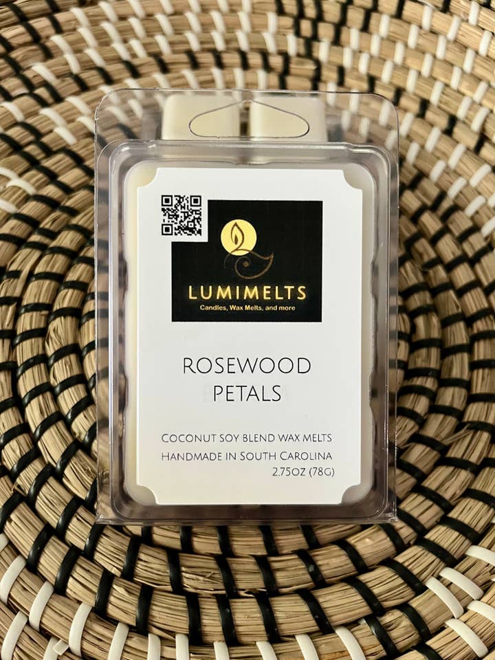 Rosewood Petals Wax melts for wholesale by LumiMelts