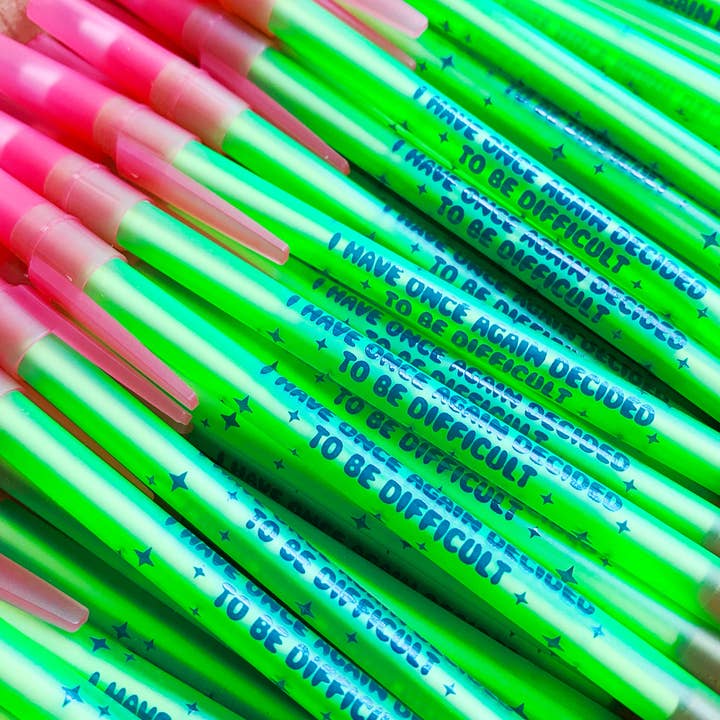 Krystan Saint Cat - Wholesale Pen - I Have Once Again Decided To Be Difficult Ballpoint Pen
