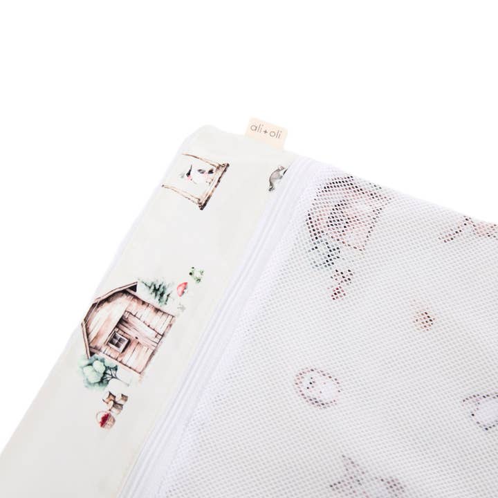 Ali+Oli - Wholesale Wet Bag - Kids & Baby - Dual-Compartment Wet/Dry Bag with Mesh Pocket (Woodlands)4