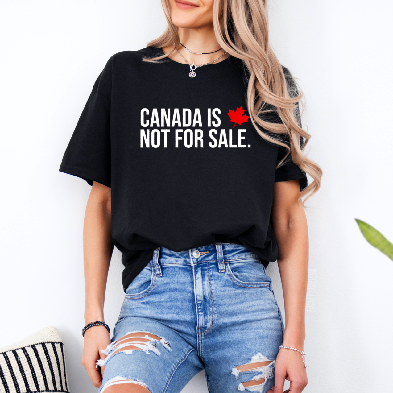 brattybloom - Wholesale Screen Printed T-Shirt - Women's - Canada is Not for Sale ADULT T-Shirt | Canadian0
