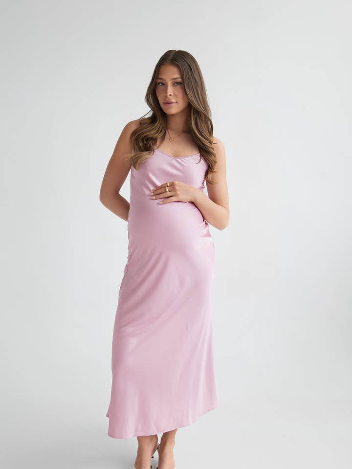 THE “EVERYTHING” SLIP DRESS / BLUSH for wholesale by LO+JAYNE