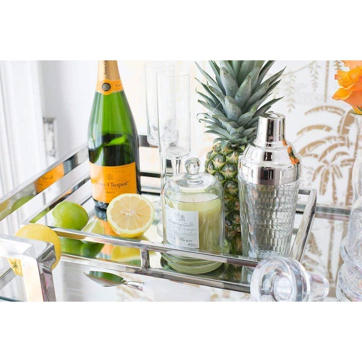 CLASSIC TOUCH DECOR INC. - Wholesale Decorative Tray - Oblong Mirror Tray- Silver4