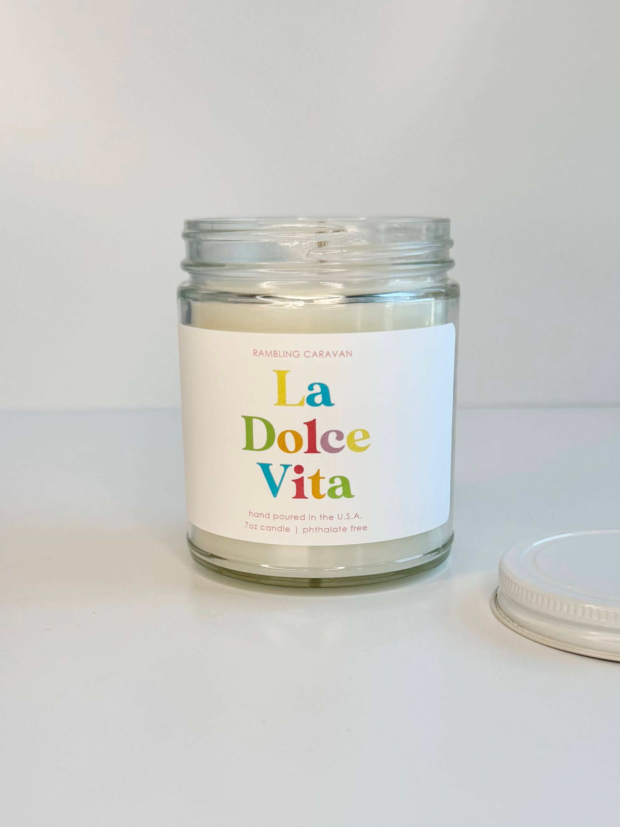 White La Dolce Vita Candle for wholesale on Faire1