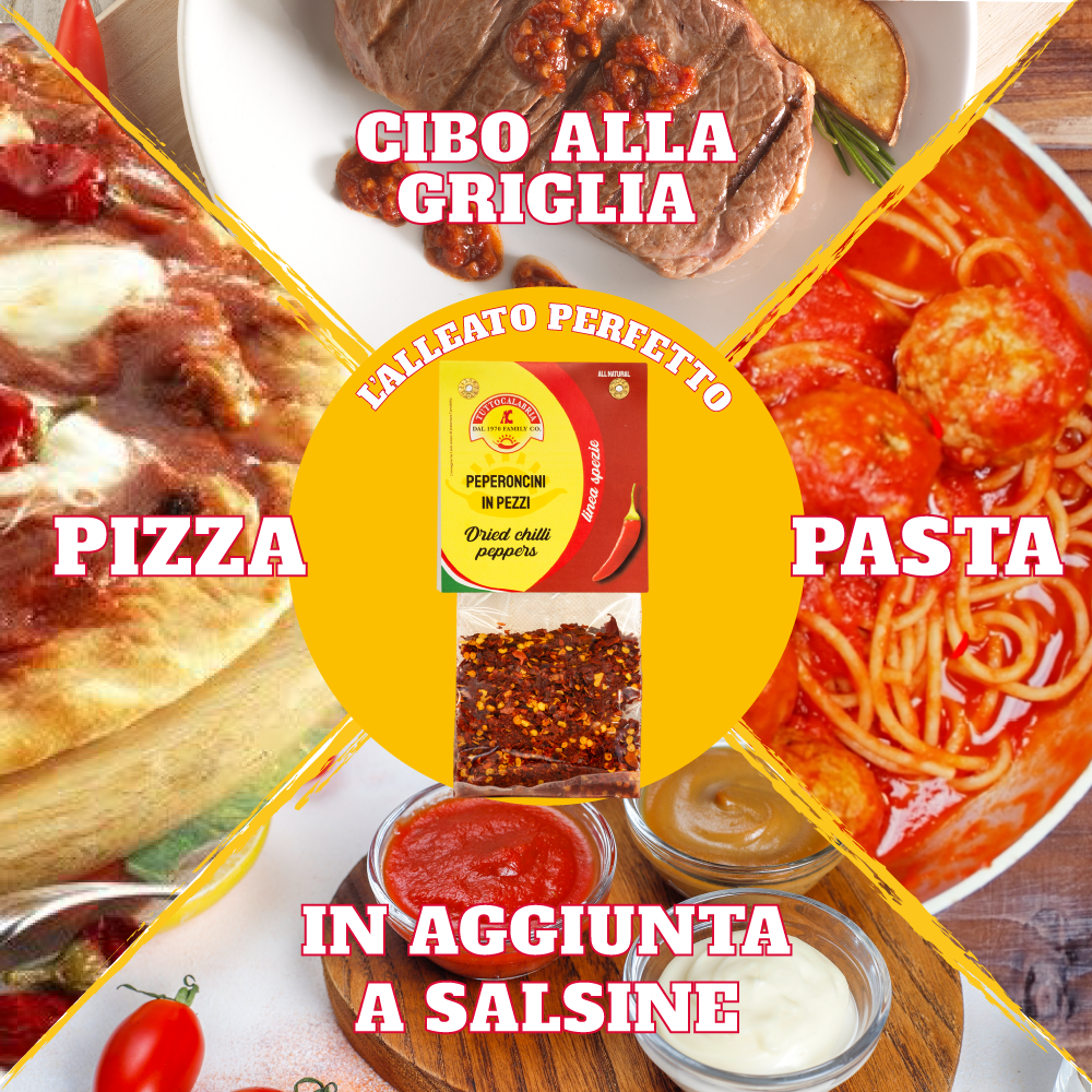 TuttoCalabria - Wholesale Dried Spice - Calabrian chilli flakes, spicy excellent seasoning2