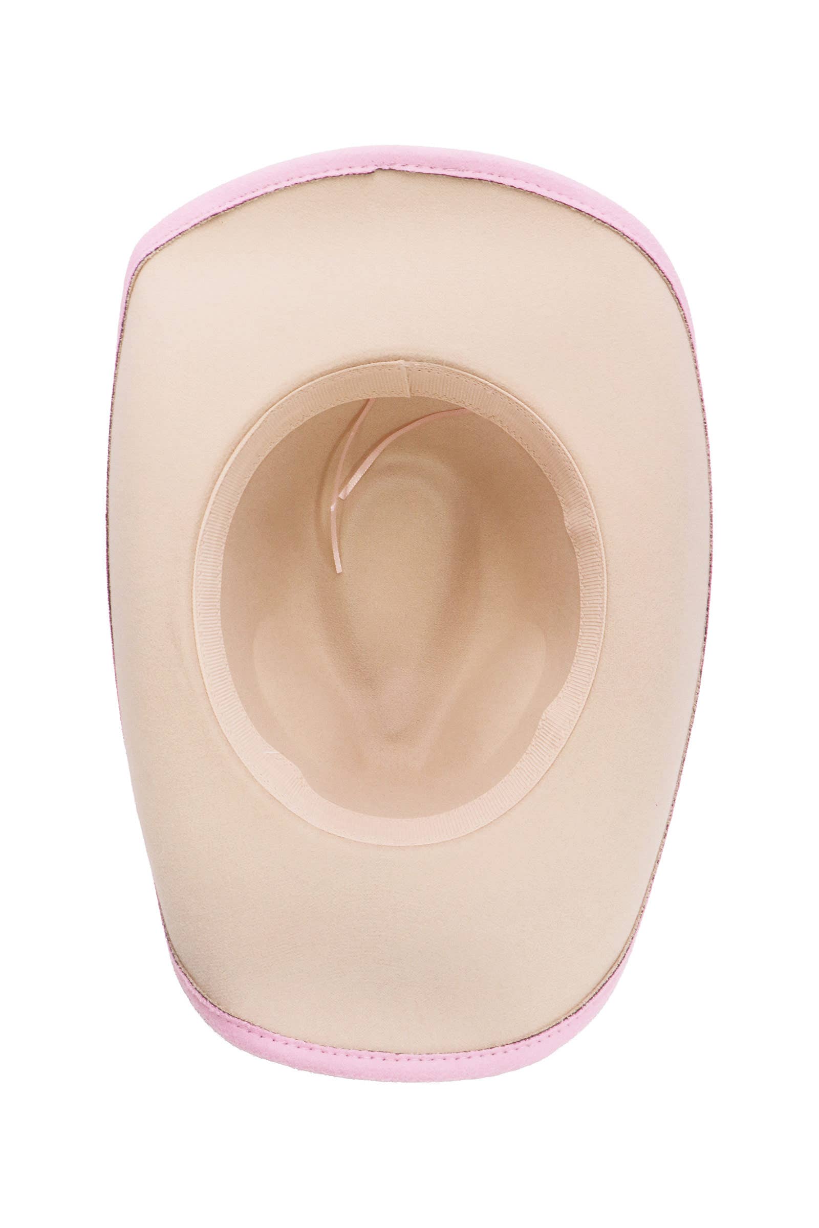 Cap Zone - Vendita all'ingrosso Cappello da cowboy - Unisex - Cappello da Cowboy in Feltro Bicolore Turchese Buffalo13