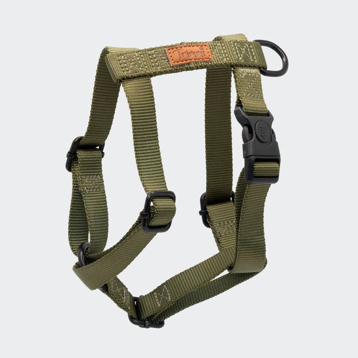 Nylon harness green for wholesale by Trimmi