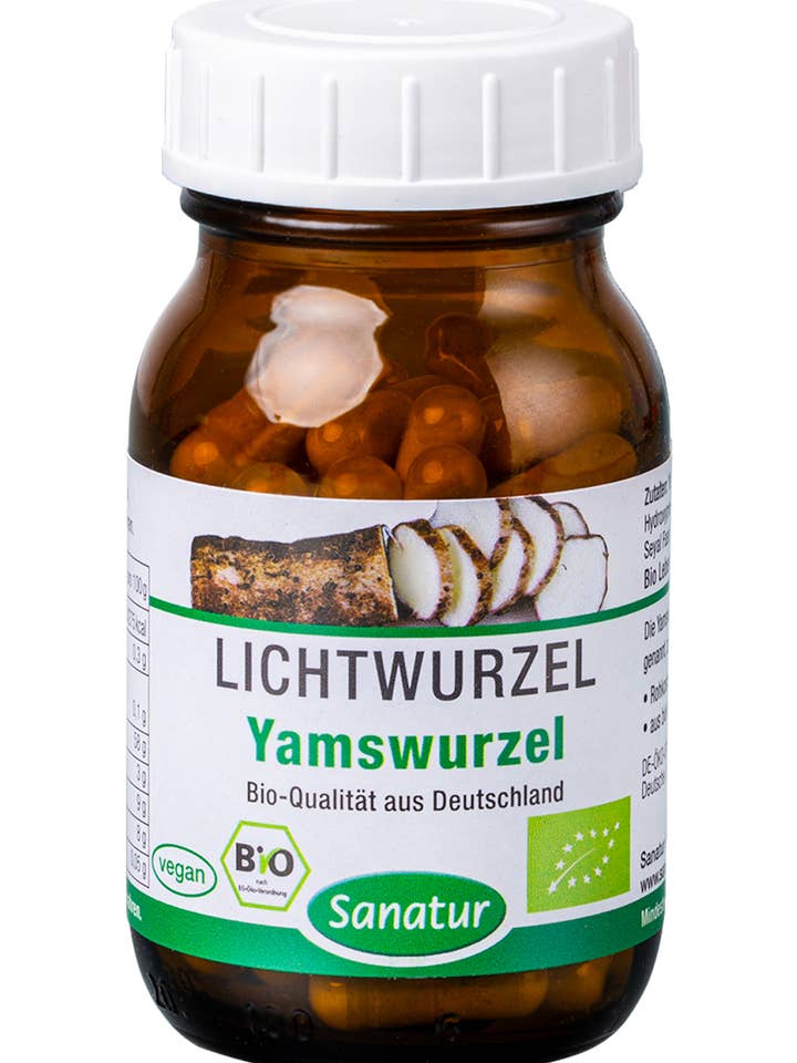Yamswurzel 60 Kapseln, Bio, LICHTWURZEL VOM BODENSEE für den Großhandel von Sanatur GmbH
