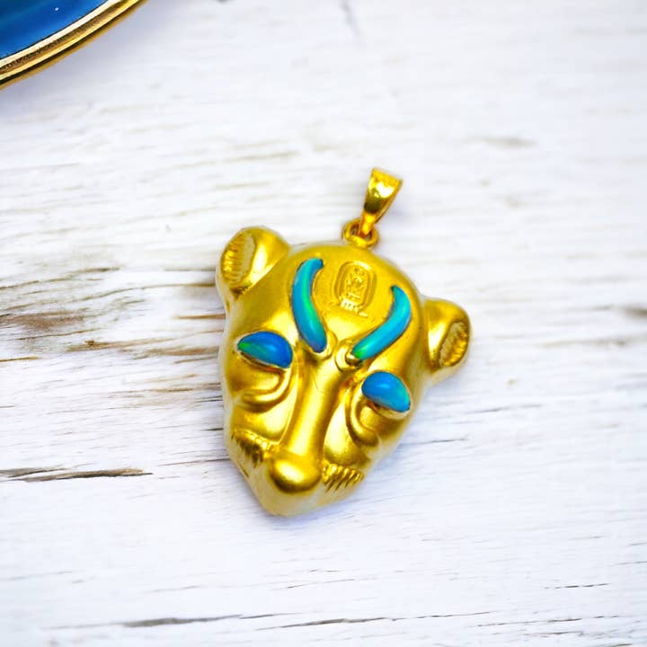 ALADDIN'S LAMP JEWELRY – Großhandel Kette mit Anhänger/Charm – Goddess Sekhmet Anhänger, ägyptischer Schmuck