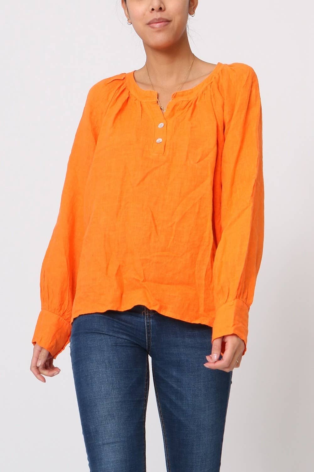 LÉA & LUC – wholesale Blus - Dam – Blus i 100 % linne REF.792343