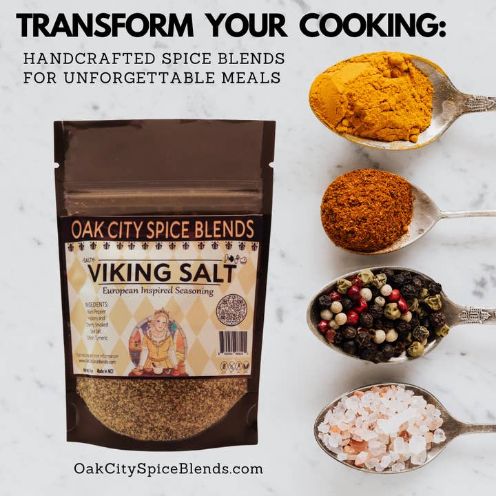 Oak City Spice Blends - Wholesale Dried Spice Mix - Viking Salt Seasoning