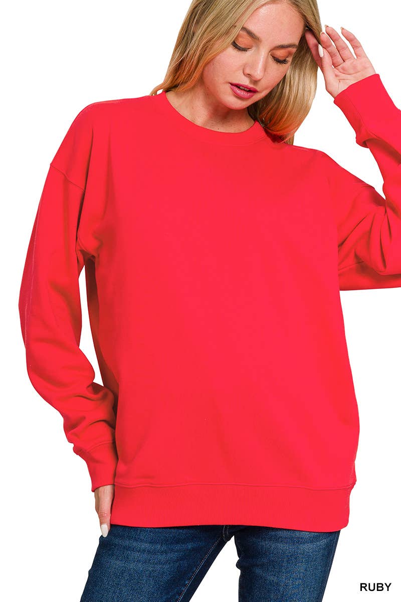 42POPS – wholesale Sweatshirt – Women's – ",.._ Fleece Round Neck Sweatshirts11