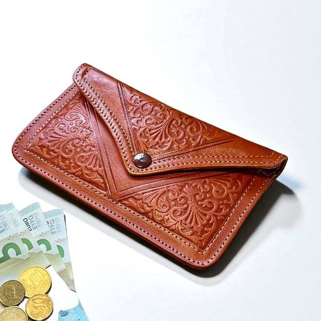 HandmadeBestSeller – wholesale Wallet – Women's – Handmade Moroccan Embossed Leather Walle2