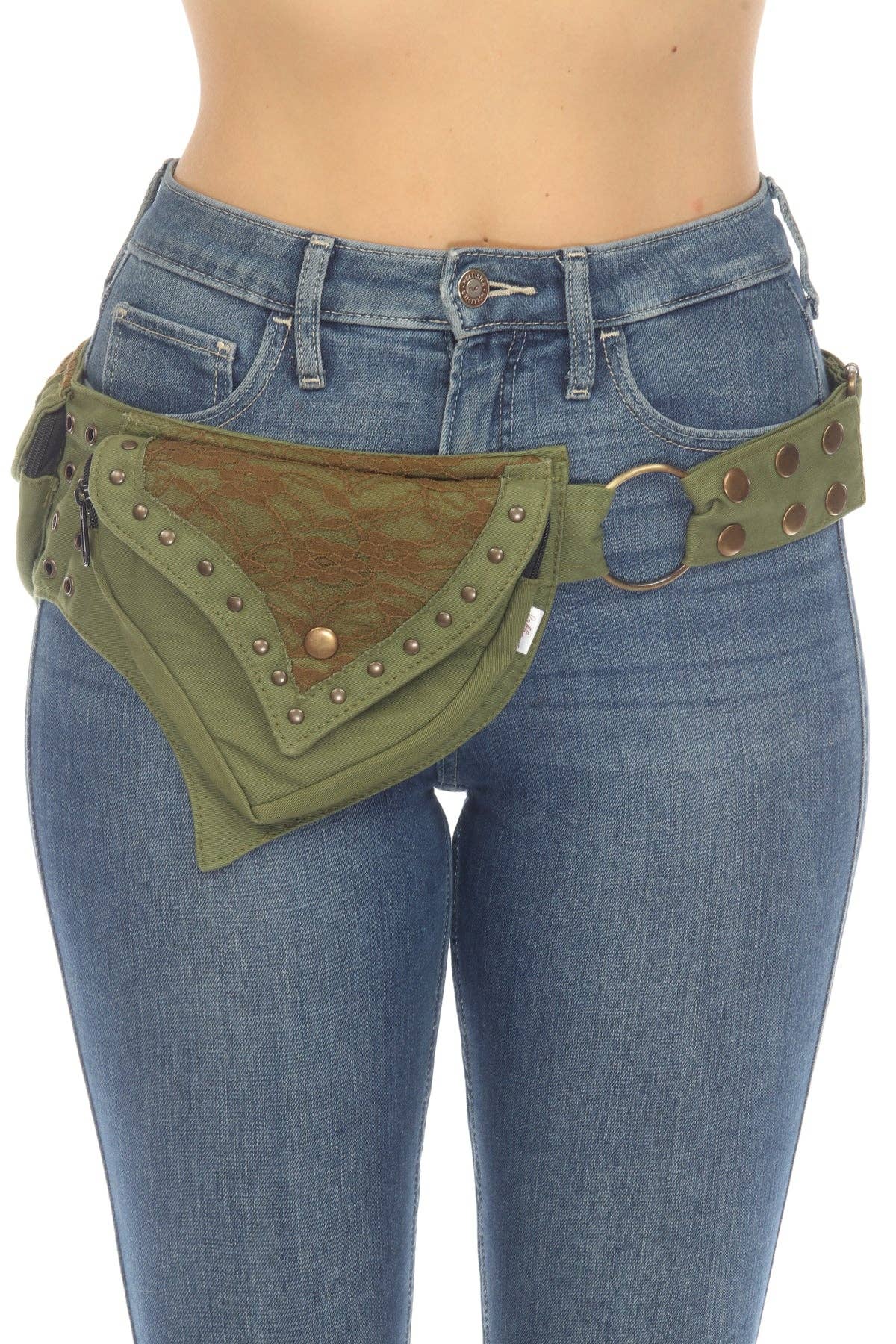 Lakhays Collection Inc. - Venta al por mayor Riñonera - Mujer - Cinturón multiusos de algodón The Wanderer31