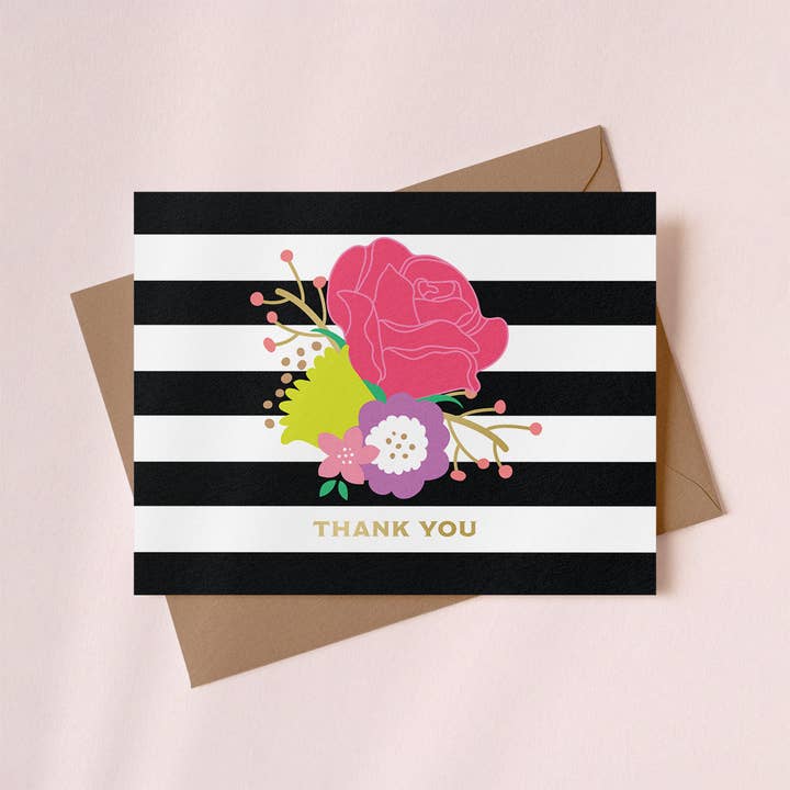Thank You Note Card for wholesale by Mood Lux