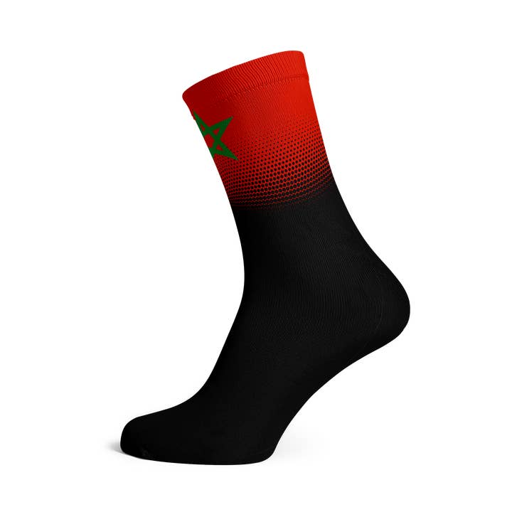 Sox Footwear - Wholesale Sokken - Uniseks - Sokken met Marokko vlag