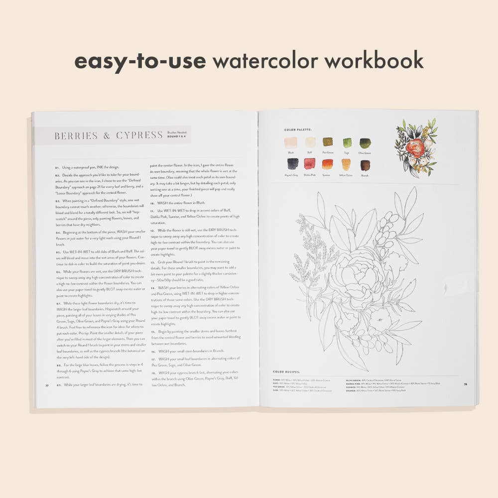 Penguin Random House LLC - Wholesale Painting/Drawing - Watercolor Workbook1