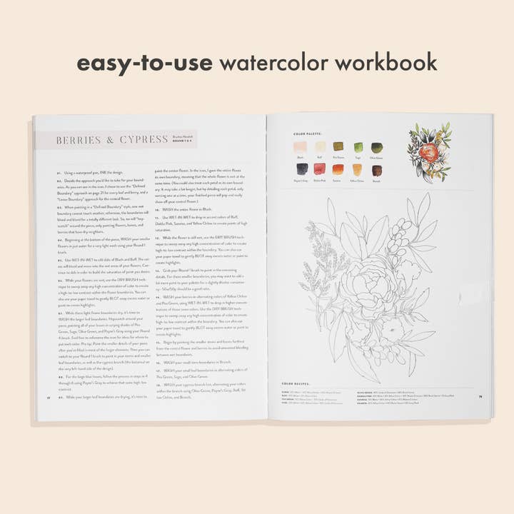 Penguin Random House LLC - Wholesale Painting/Drawing - Watercolor Workbook1