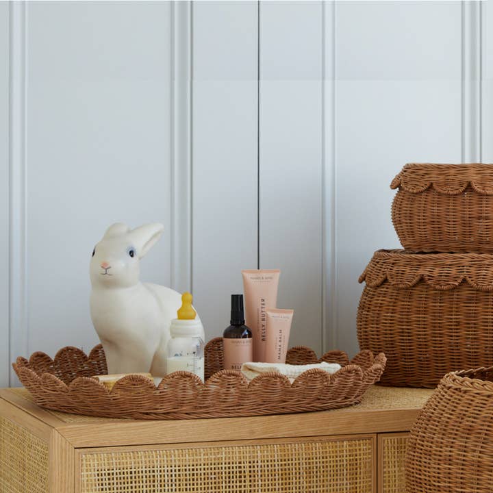 BEBE BASK® - Wholesale Storage Bin - Kids & Baby - FAUNA TRIO RATTAN BASKET SET MOCCA8