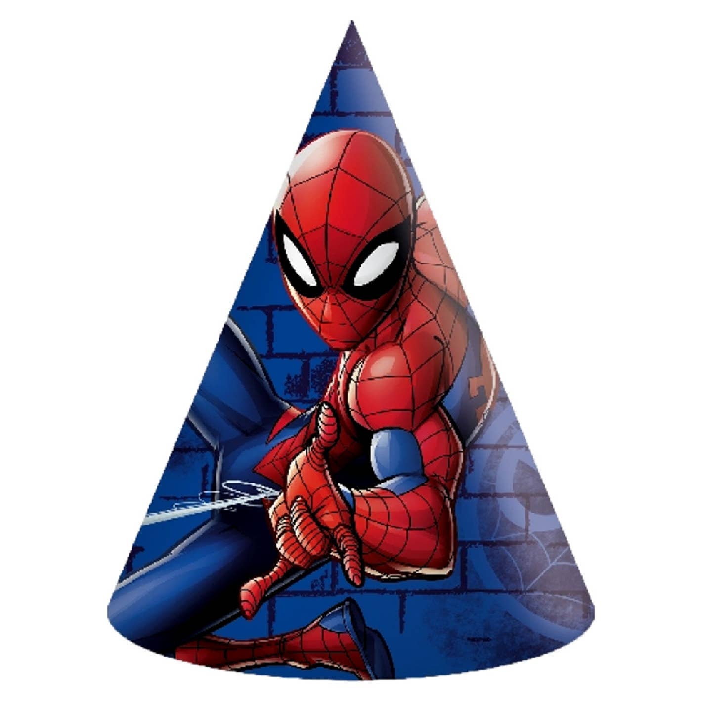 Jactal - Wholesale Party Hat/Crown - 6 Spiderman Party Cardboard Hats0