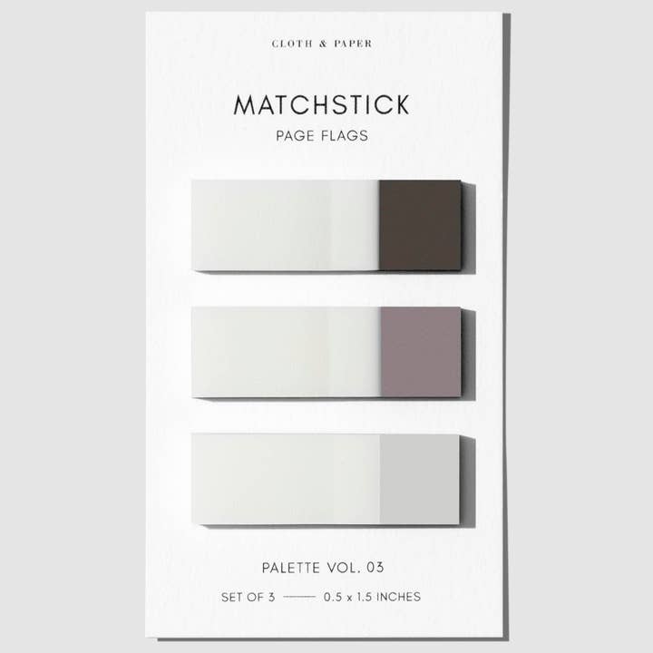 Cloth & Paper – Engroshandel Klistermærke – Matchstick Side Flag Sæt10