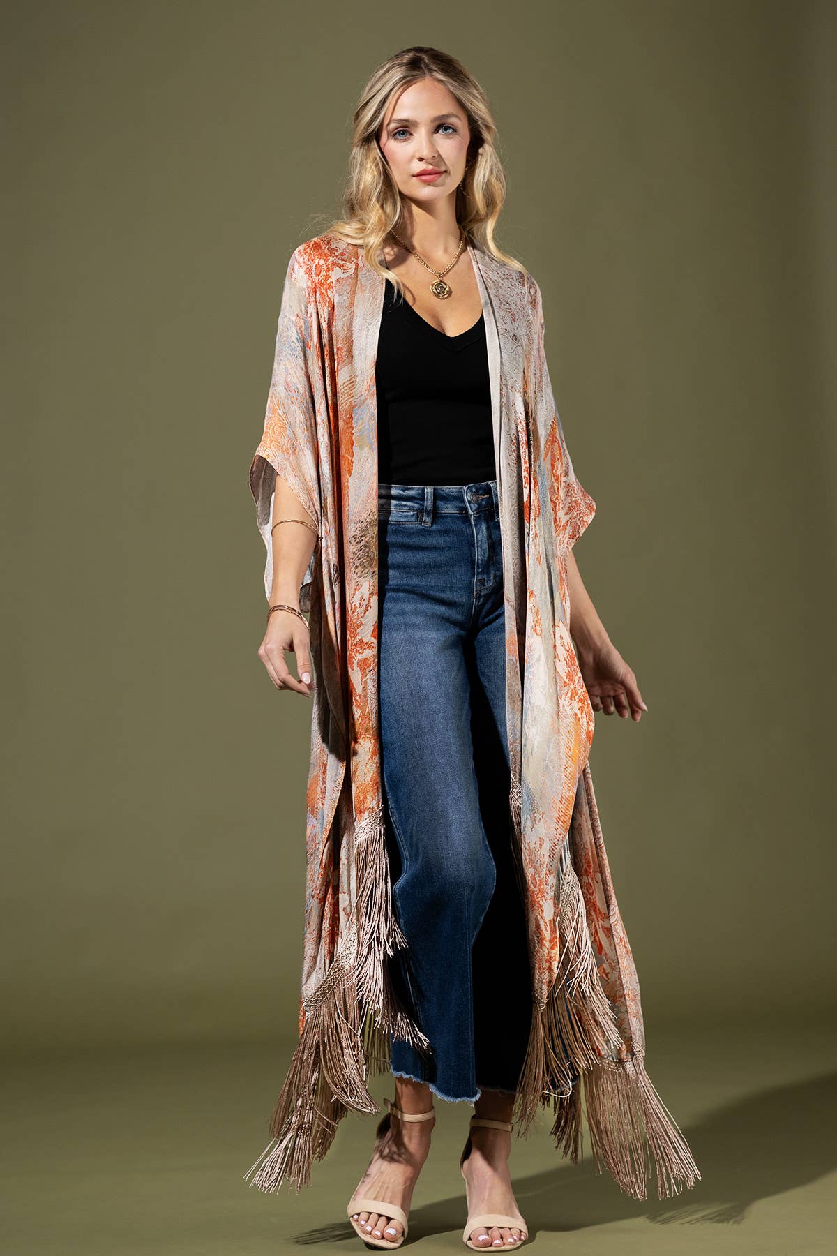 Nottingham Nottingham-kimono for engroshandel på Faire4