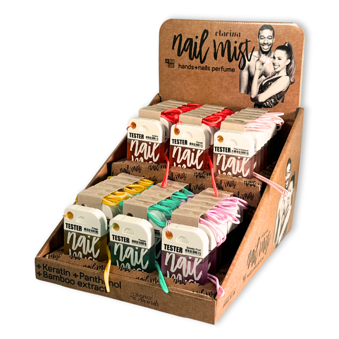 Clarissa - Wholesale Fragrance Set - NAIL MIST Display MIX 2 - 36 pcs. + 6 free testers1