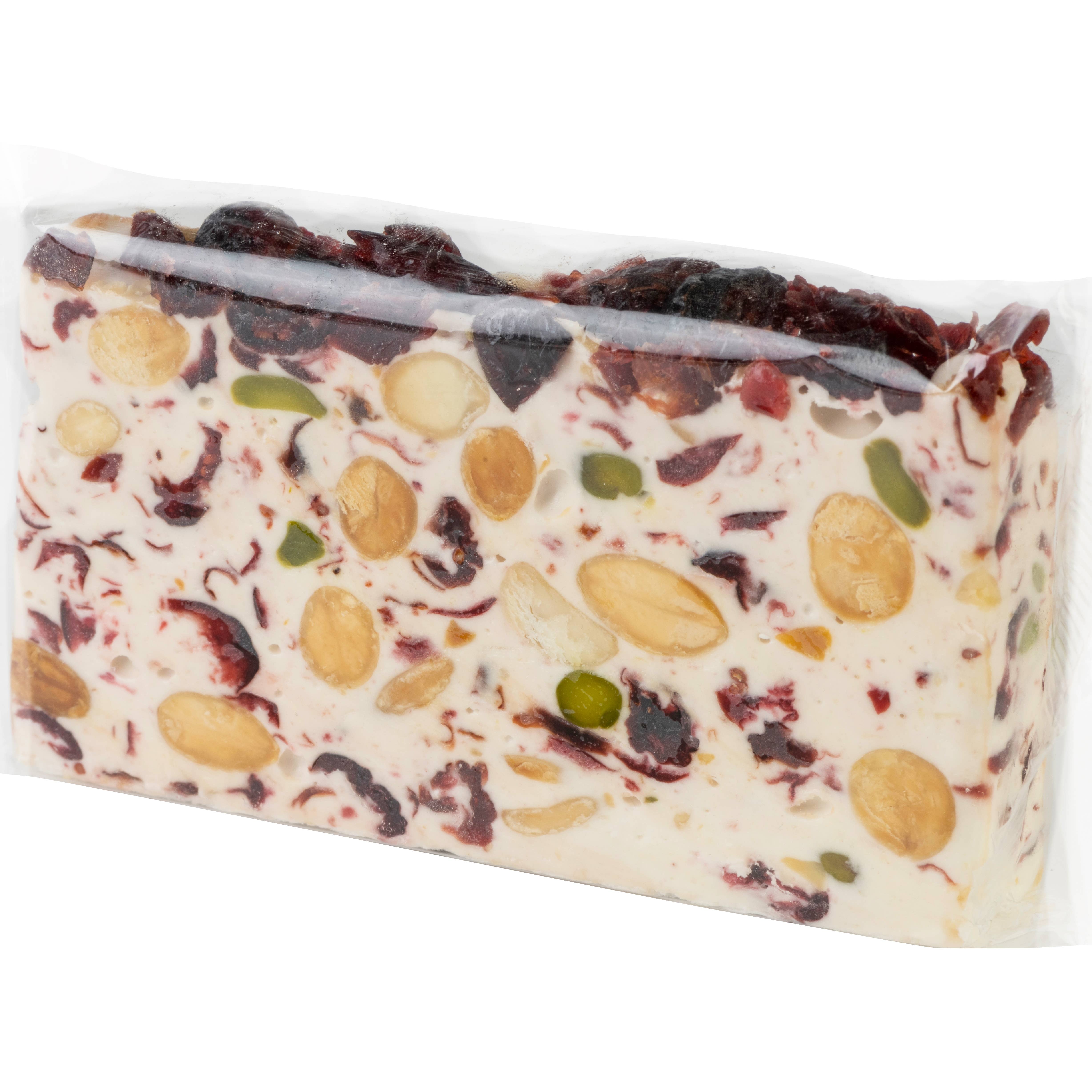 Nougat Vital - Wholesale Nougat - Slice 100g soft nougat with cranberry and almond1