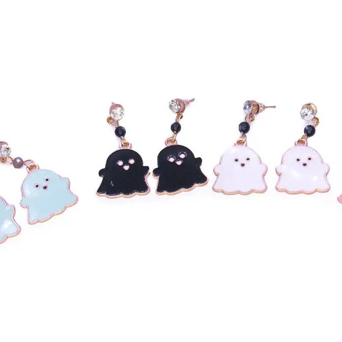 Cute Ghost Dangle Earrings for wholesale by Oh, Heart!