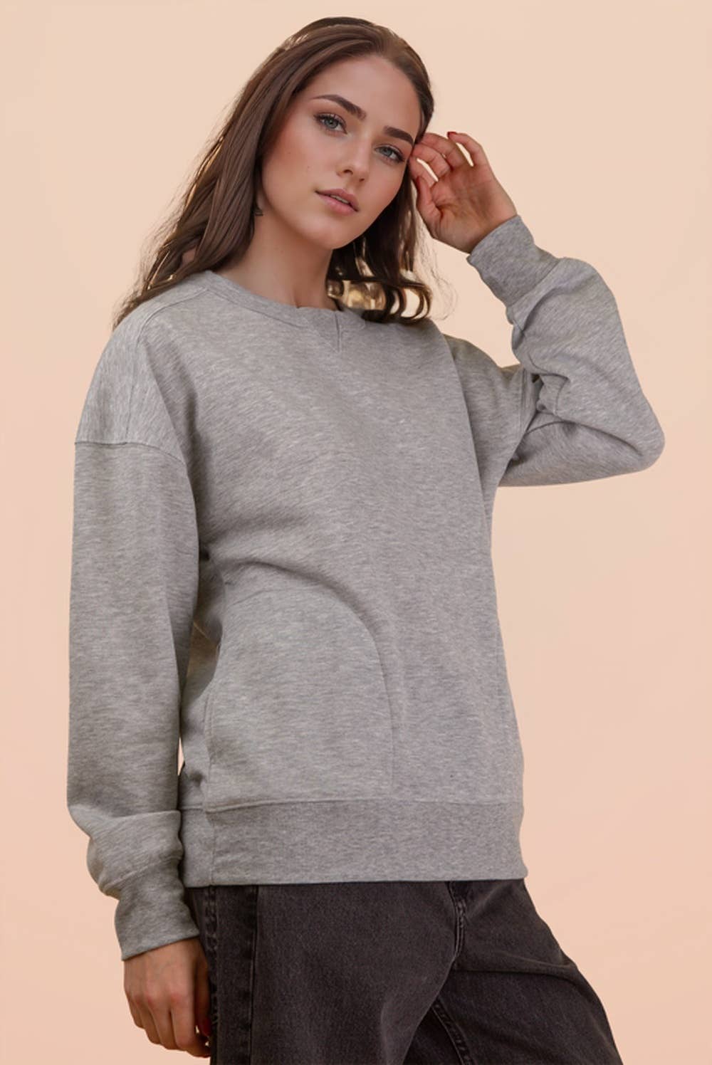 VERY J - Wholesale Knit Top - Women's - NT12385-Oversized Casual Comfy Solid Knit Top28