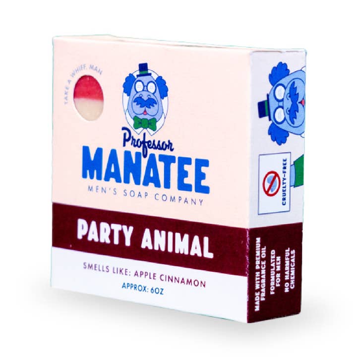 Party Animal for wholesale by Professor Manatee Soap Company