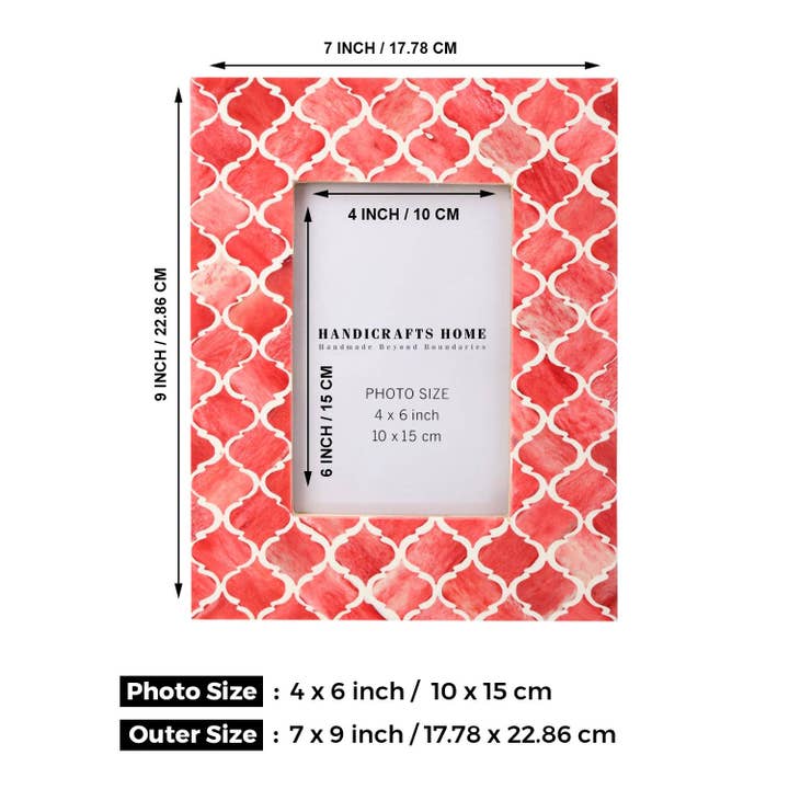 Muqeem & Brothers - Wholesale Picture Frame - Moroccan Photo Frame | 1.75" Border Width | 5 Color