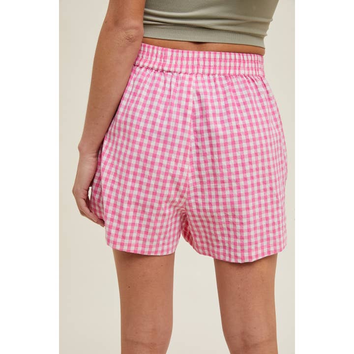 Apolline - Wholesale Shorts - Women's - Gingham Shorts Effortless Style Cozy Comfort2