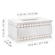 Kurated Korner - Wholesale Tissue Box - AuldHome Design Beaded Tissue Box Cover10