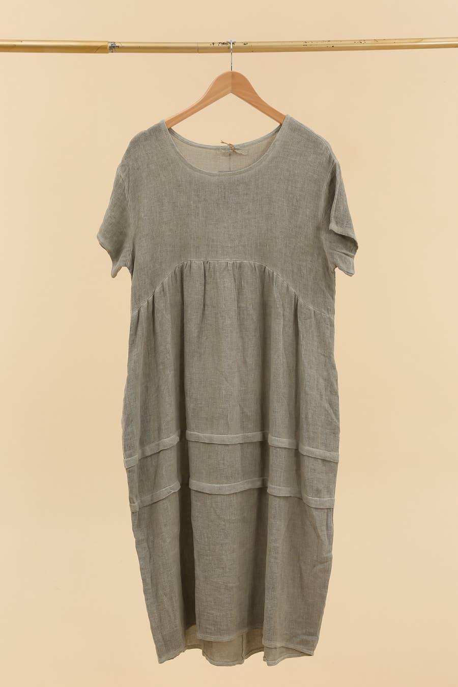 LÉA & LUC - Wholesale Jurk - Dames - Jurk van 50% katoen en 50% linnen REF. 1012021