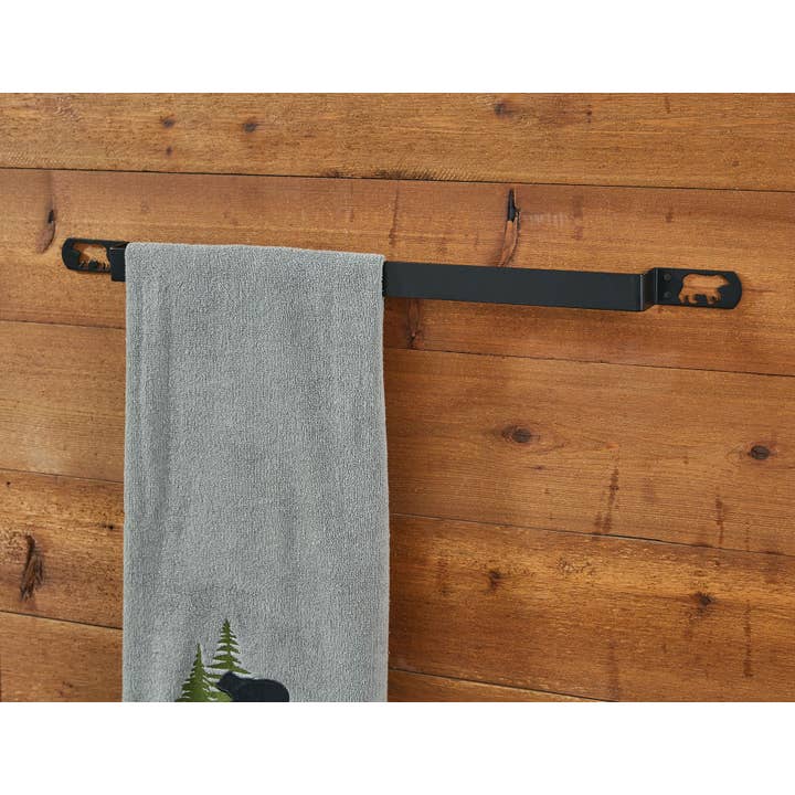 Toallero de bar con oso negro, 61 cm para venta al por mayor de Park Designs