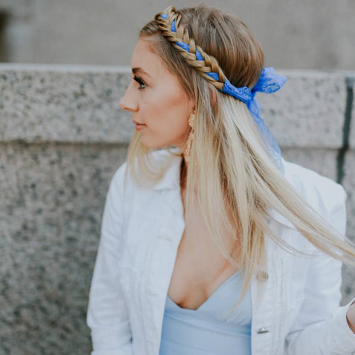 Madison Braids - Wholesale Fashion Headband - Women's - Madison Braids Women's Lacey Two Strand Headband Hair Braid