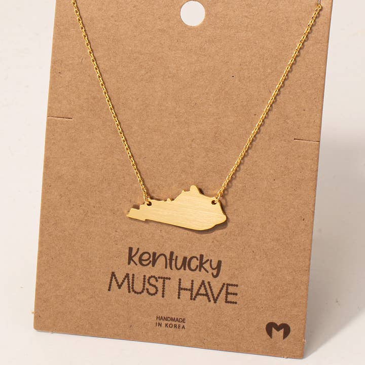 Kentucky State vedhæng halskæde for engroshandel hos Fame Accessories