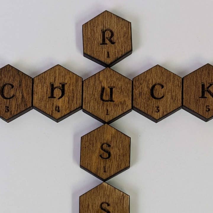 EBONWOOD – wholesale Decorative tabletop object – Dungeons and Dragons Custom Scrabble Tiles Decor1