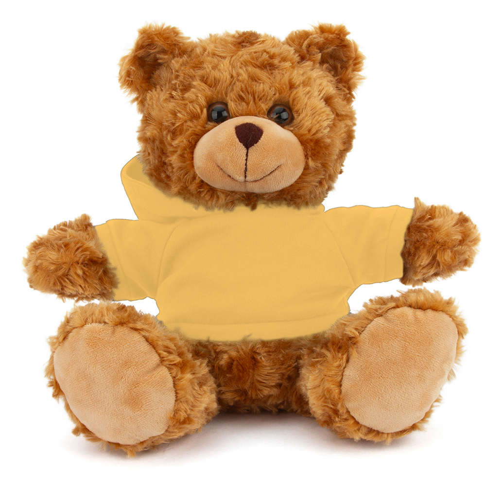 Plushland – wholesale Stuffed/plush toy – Kids & baby – 11" Personalized Teddy Bear in Hoodie | Custom Sitting Bear7