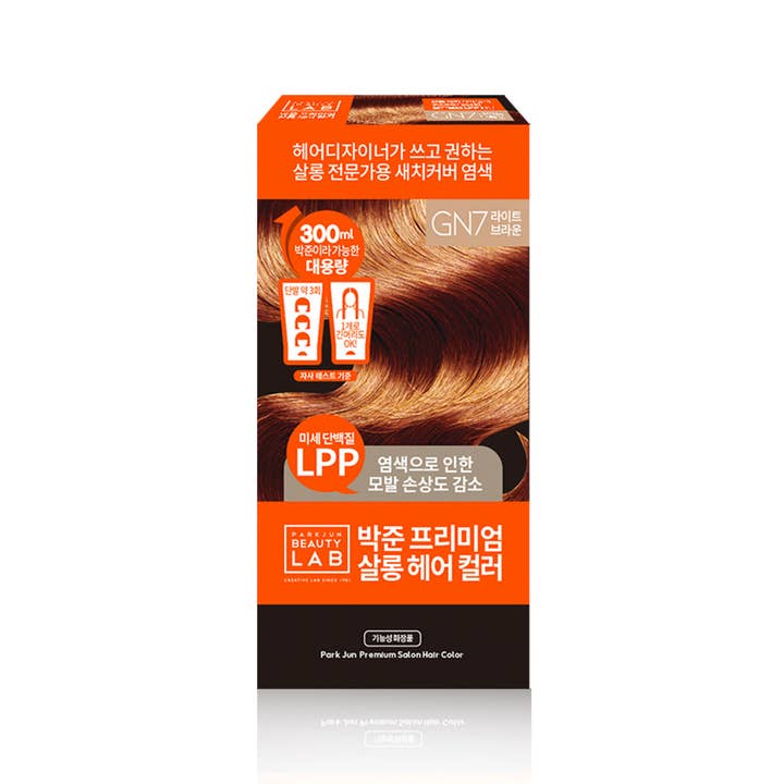 Coloration Cheveux Couverture Grise Salon Premium 300ml Châtain Clair pour la vente par Park Jun Beauty Lab