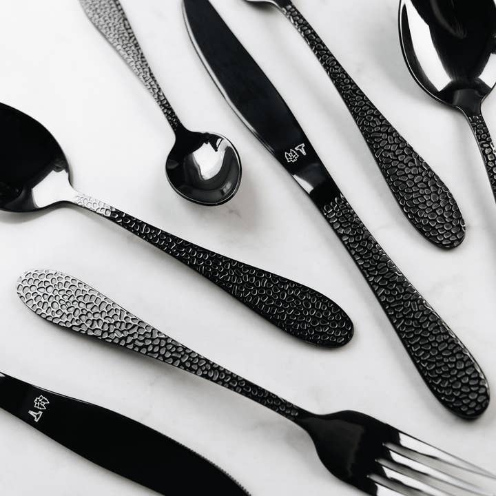 Vargen & Thor - Wholesale Assorted Cutlery Set - ONYX - Cutlery set, 16 pieces, Black
4